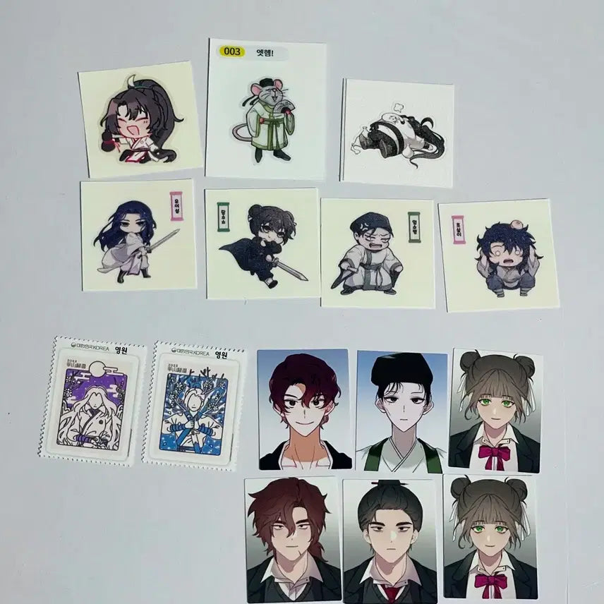 [BUNJANG] Student ID Proof Photo &amp; Sticker &amp; Stamp Set / 증명사진 학생증 &amp; 띠부, 우표 세트