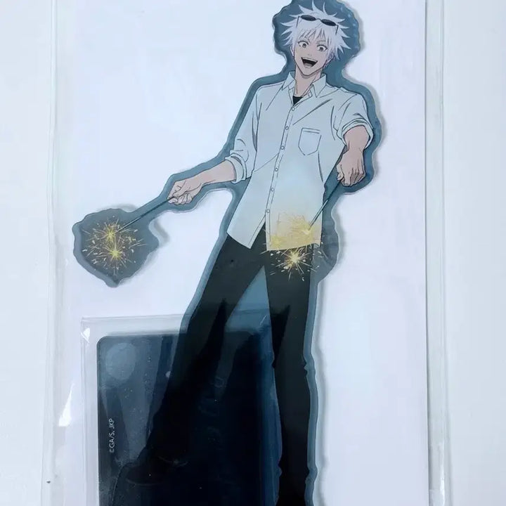 [BUNJANG] Jujutsu Kaisen Kaigyoku Gyokusetzu Marui Hanabi Acrylic Stand - Satoru Gojo / 주술회전 회옥옥절 마루이 불꽃놀이 아크릴 스탠드 - 고죠 사토루