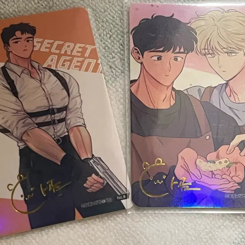 [BUNJANG] BL 신을 품는 방법 Signed Photocard &amp; Photo Sticker Set / 1차 BL 신을 품는 방법 신품방 사인 포카 프박 키링