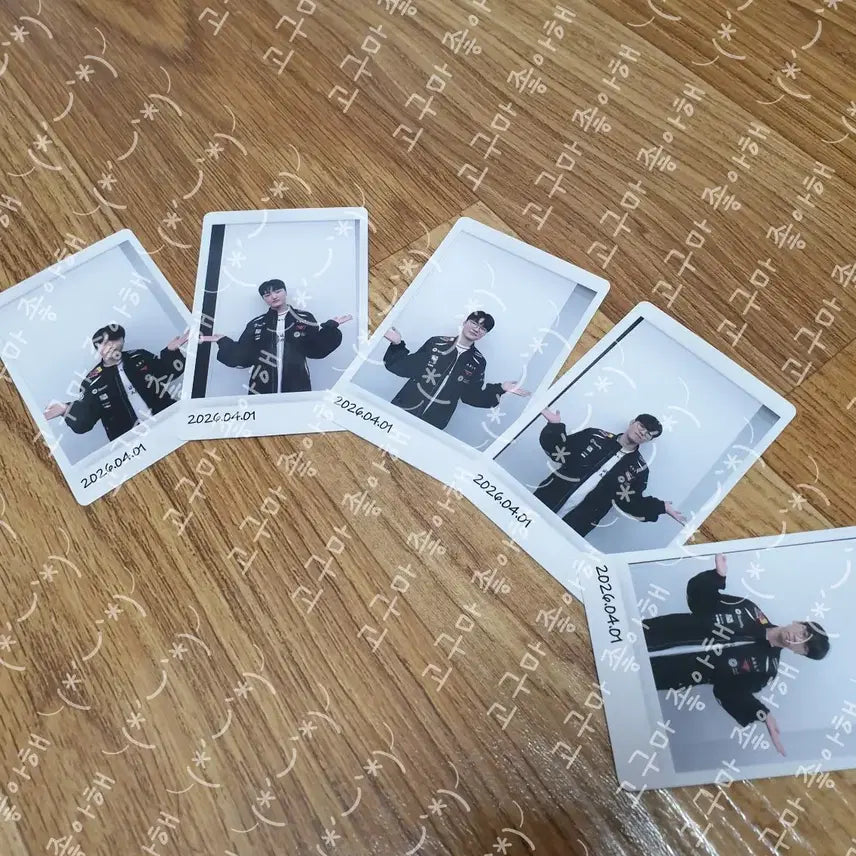 [BUNJANG] T1 China Tmall POB Photocard 5-Set (Sealed) / (미개봉/새상품)T1 티원 중국 티몰 특전 포토카드 5매 세트