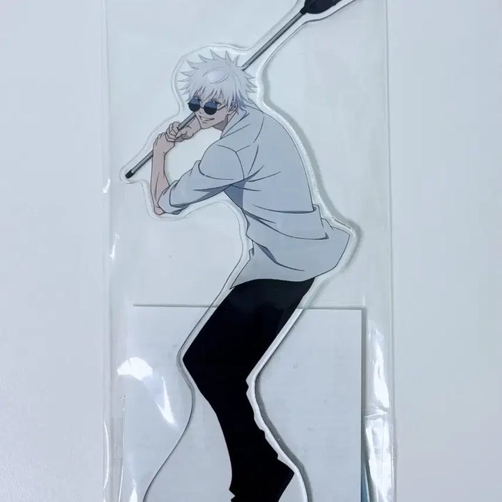 [BUNJANG] Jujutsu Kaisen Volume 0 Clean Sweep Broom Acrylic Stand - Satoru Gojo / 주술회전 회옥옥절 대청소 빗자루 아크릴 스탠드 - 고죠 사토루