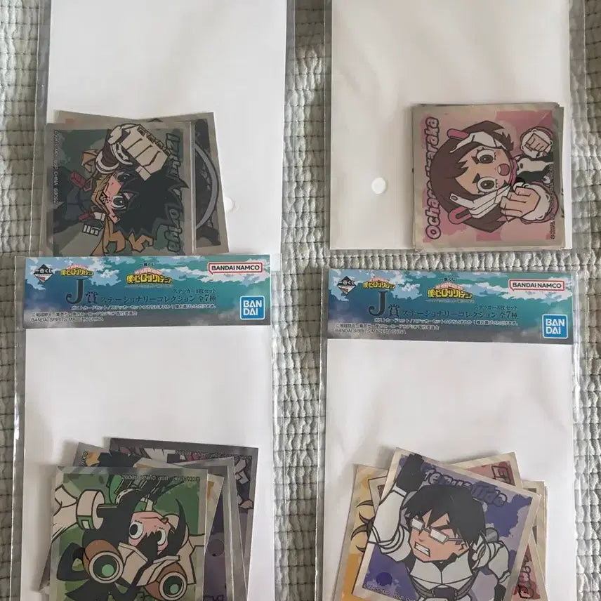 [BUNJANG] My Hero Academia Ichiban Kuji Prize J Stickers (Set of 4) / 히로아카 제일복권 J상 스티커 4종 판매