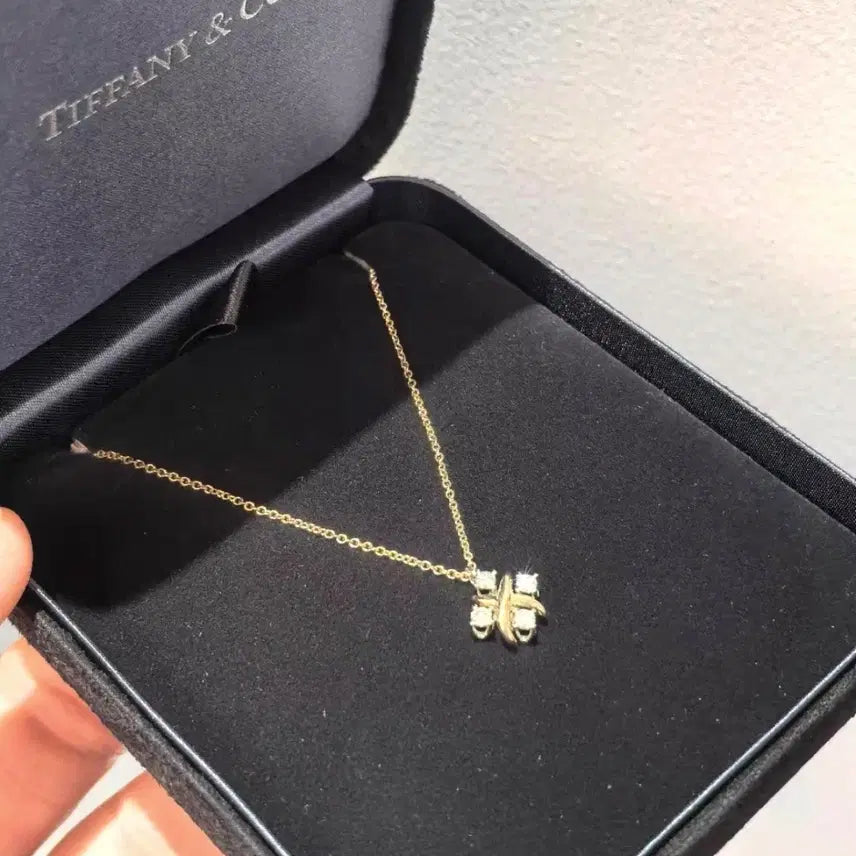 [BUNJANG] Tiffany &amp; Co. Schlumberger Lin 18K Gold Diamond Necklace / 티파니 앤 코 슐럼버거 린 18K 골드 다이아몬드 여성 목걸이 골드컬러
