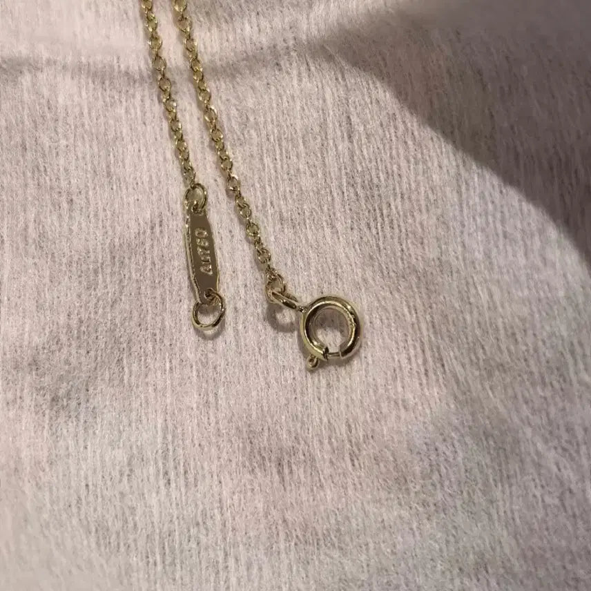 [BUNJANG] Tiffany &amp; Co. Schlumberger Lin 18K Gold Diamond Necklace / 티파니 앤 코 슐럼버거 린 18K 골드 다이아몬드 여성 목걸이 골드컬러