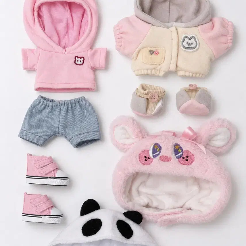 [BUNJANG] 20cm Doll Clothes Bundle Set / 20cm 20깅 솜옷 솜인형옷 인형옷 옷장 일괄 처분