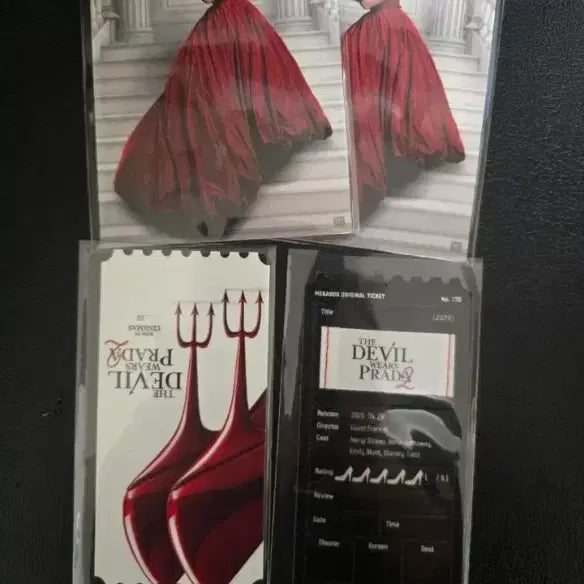 [BUNJANG] The Devil Wears Prada 2 Original Ticket + Deco Pack Bundle Set / 악마는 프라다를 입는다2 오리지널티켓+데코팩
