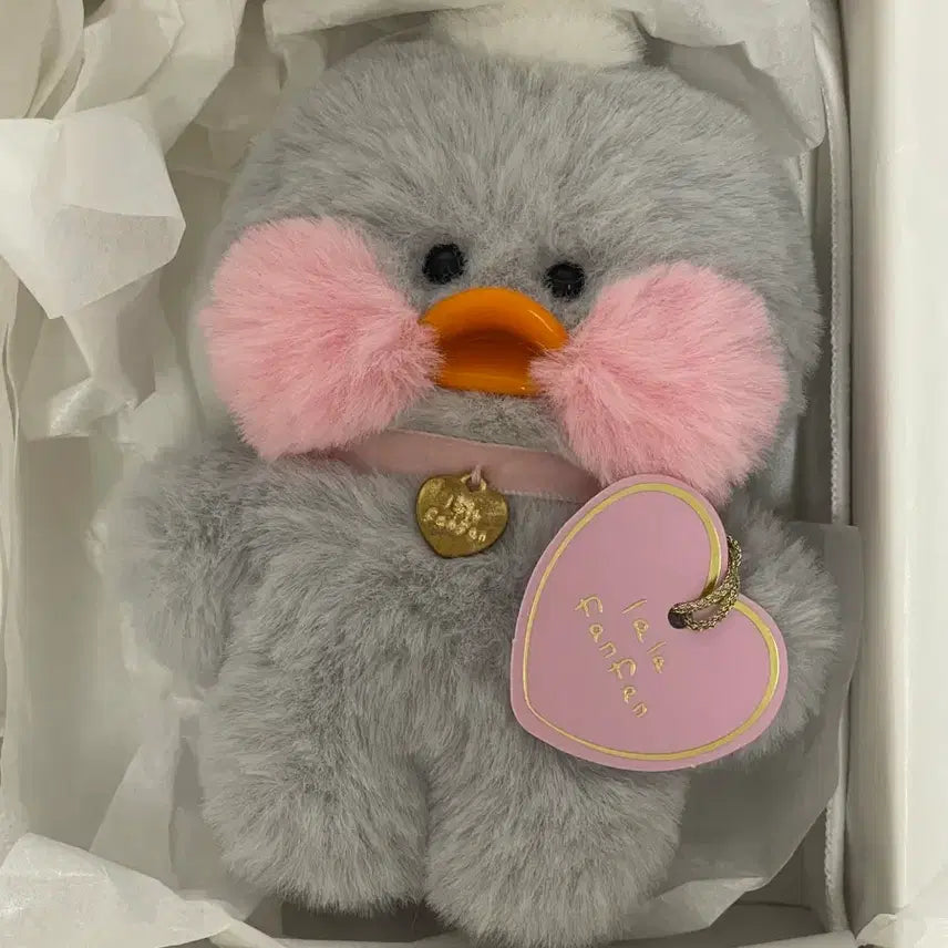 [BUNJANG] Fanfancuk Gray Plush / 안녕미미님 빵빵덕 회색 fanfanduck