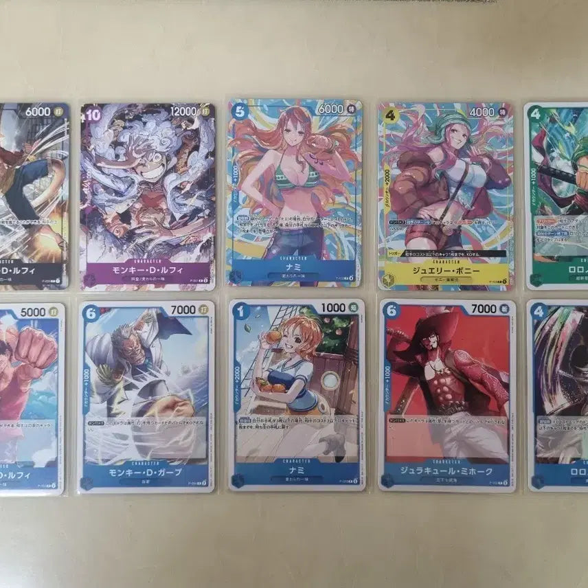 [BUNJANG] One Piece Card Japanese Version Promo Bundle Set (10 Cards) / 원피스카드 일본판 프로모 10장 1세트 일괄 [ 앨범용 ]