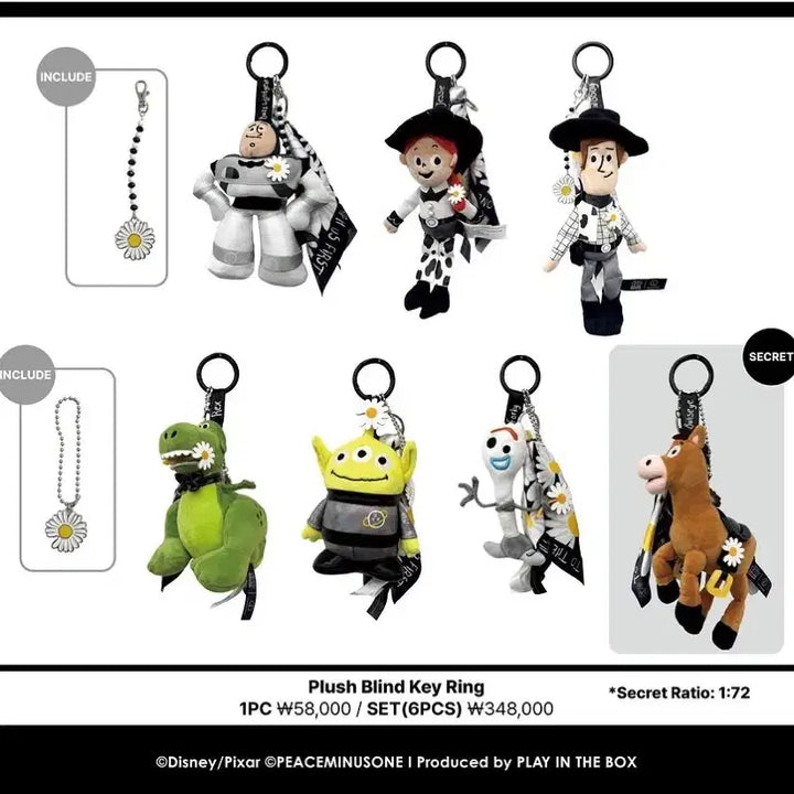 [BUNJANG] G-Dragon PEACEMINUSONE x Toy Story Pop-up Random Keyring / 더 퍼스트 팬 지드래곤 피스마이너스원 X 토이스토리 팝업 랜덤 키링