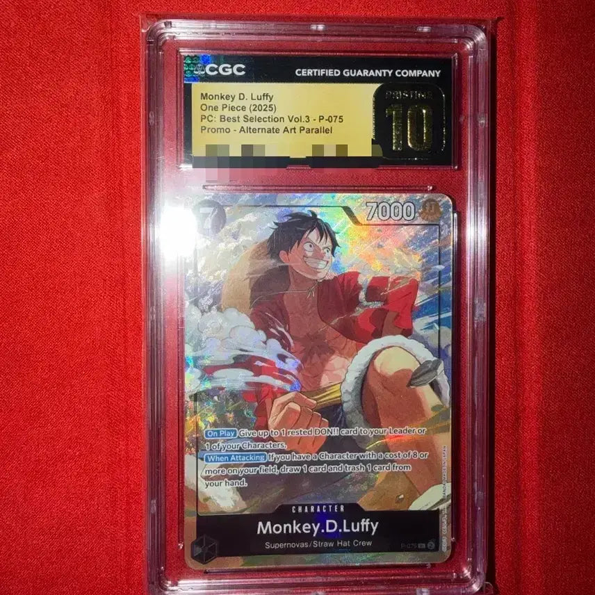 [BUNJANG] One Piece Card France Luffy Promo CGC Pristine 10 / 원피스카드 프랑스 루피 프로모 CGC 프리스틴10 팝니다!