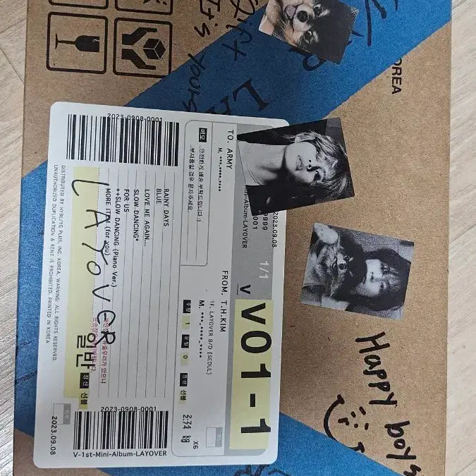 [BUNJANG] BTS V (V) Layover Album / BTS V 방탄소년단 뷔 앨범 Layover 레이오버