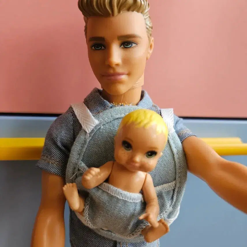 [BUNJANG] Vintage Barbie Ken &amp; Baby Doll Set / 빈티지 바비인형 켄/베이비돌 세트