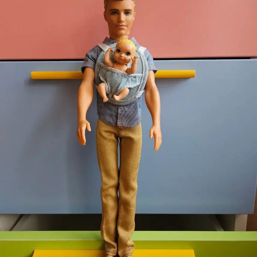 [BUNJANG] Vintage Barbie Ken &amp; Baby Doll Set / 빈티지 바비인형 켄/베이비돌 세트