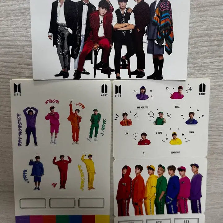 [BUNJANG] BTS ARMY Kit Sticker Set (Unused) / BTS 방탄소년단 4기 아미키트 스티커 (미사용)
