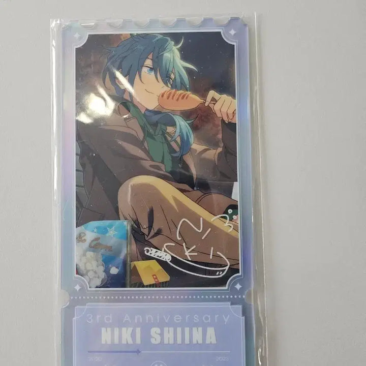 [BUNJANG] Ensemble Stars! 3rd Anniversary Acrylic Ticket - Niki Shiina / 앙스타 3주년 과금 아크릴 티켓 시이나 니키