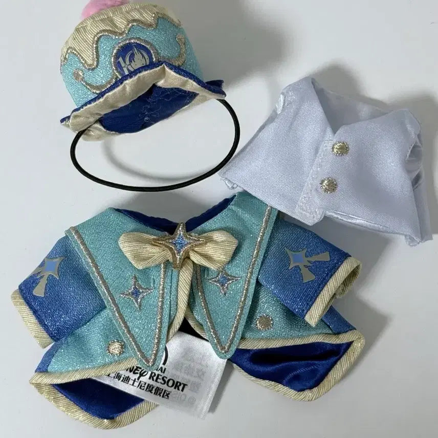 [BUNJANG] 10cm Plush Doll Shanghai Disney 10th Anniversary Costume Set / 10cm 누이 솜인형 옷 상하이 디즈니 10주년 의상 세트