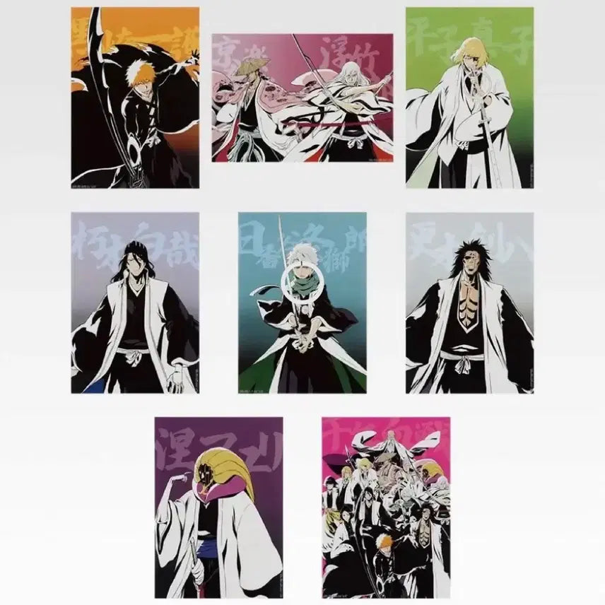 [BUNJANG] Bleach G Version Poster 8-Piece Full Set / 블리치 g상 포스터 8종 풀셋