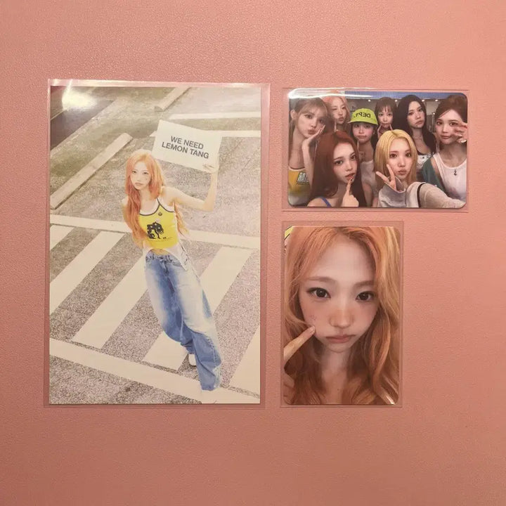 [BUNJANG] Half to Hearts Lemon Tang Sun Album Stella Photocard &amp; Postcard Set / 하프투하츠 레몬탱 sun 앨범 스텔라 포카, 엽서 세트