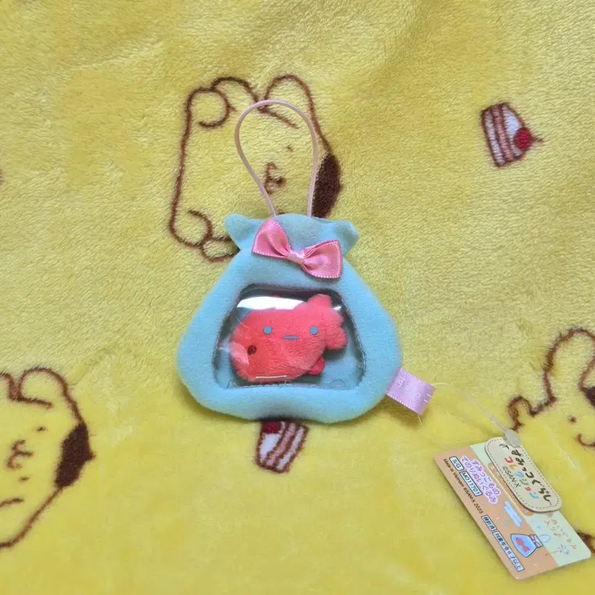 [BUNJANG] San-X Sumikko Gurashi Summer Festival Goldfish Tenori Plush / 산엑스 스밋코구라시 여름 축제 마츠리 금붕어 물고기 테노리 인형 스미코