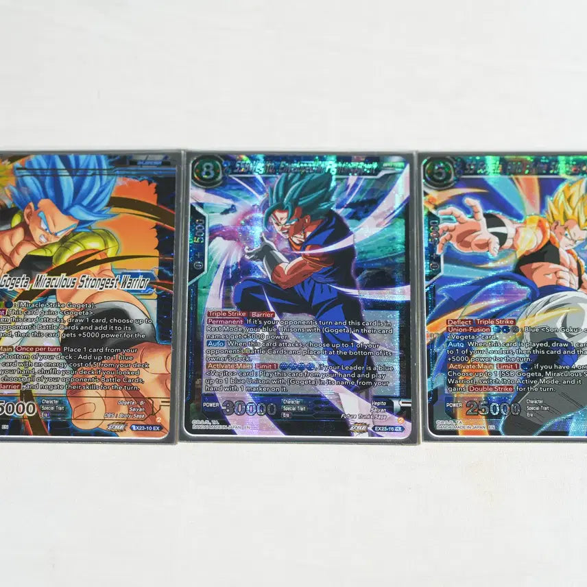 [BUNJANG] Dragon Ball Bandai Namco Authentic North American Edition Vegito/Gogeta Ultra Rare Cards (3 Types) / 드래곤볼 반다이남코 정품 북미판 &