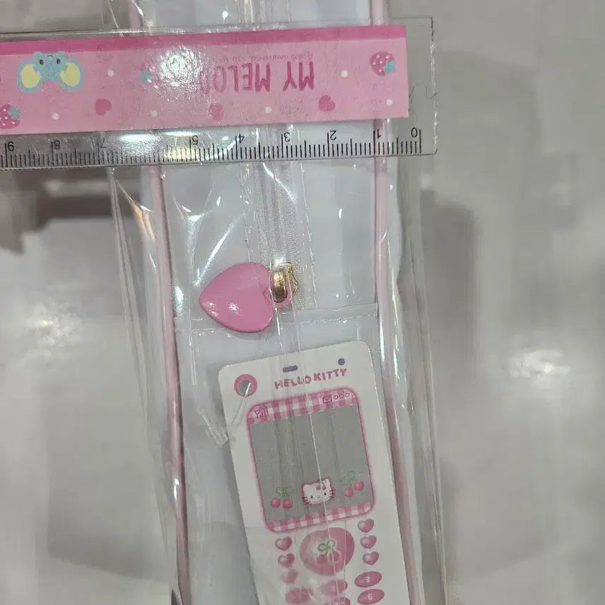 [BUNJANG] Sanrio Hello Kitty Cherry Kitty Transparent Pouch / 산리오 헬로키티 체리키티 핸드폰디자인 필통 파우치 수납 육일돌