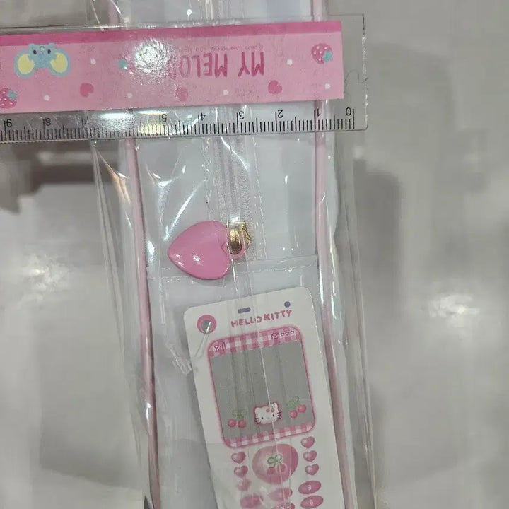 [BUNJANG] Sanrio Hello Kitty Cherry Kitty Transparent Pouch / 산리오 헬로키티 체리키티 핸드폰디자인 필통 파우치 수납 육일돌