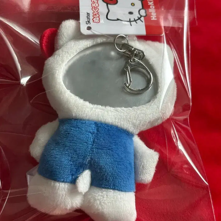 [BUNJANG] Sanrio Hello Kitty Mascot Mirror Plush Keychain (Japan) / 일본 정품 헬로키티 마스코트 미러 인형키링