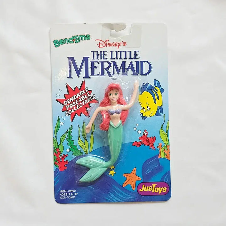[BUNJANG] Disney Vintage The Little Mermaid Bendable Figure Set / 디즈니 빈티지 인어공주 벤더블 피규어 SET