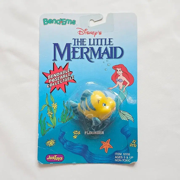 [BUNJANG] Disney Vintage The Little Mermaid Bendable Figure Set / 디즈니 빈티지 인어공주 벤더블 피규어 SET