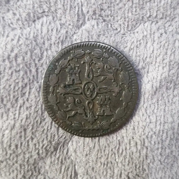[BUNJANG] Spain 1815 8 Maravedis Copper Coin / 1815 스페인 8 maravedis 동화
