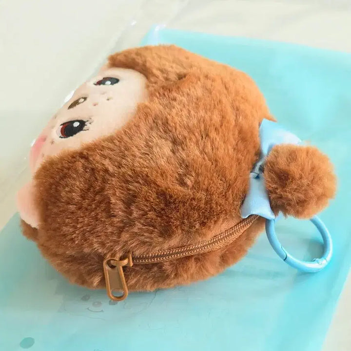 [BUNJANG] Sweet Magazine July Issue Monchhichi Keyring Pouch / 일본 sweet 스위트 잡지 7월호 부록 몬치치 키링 파우치