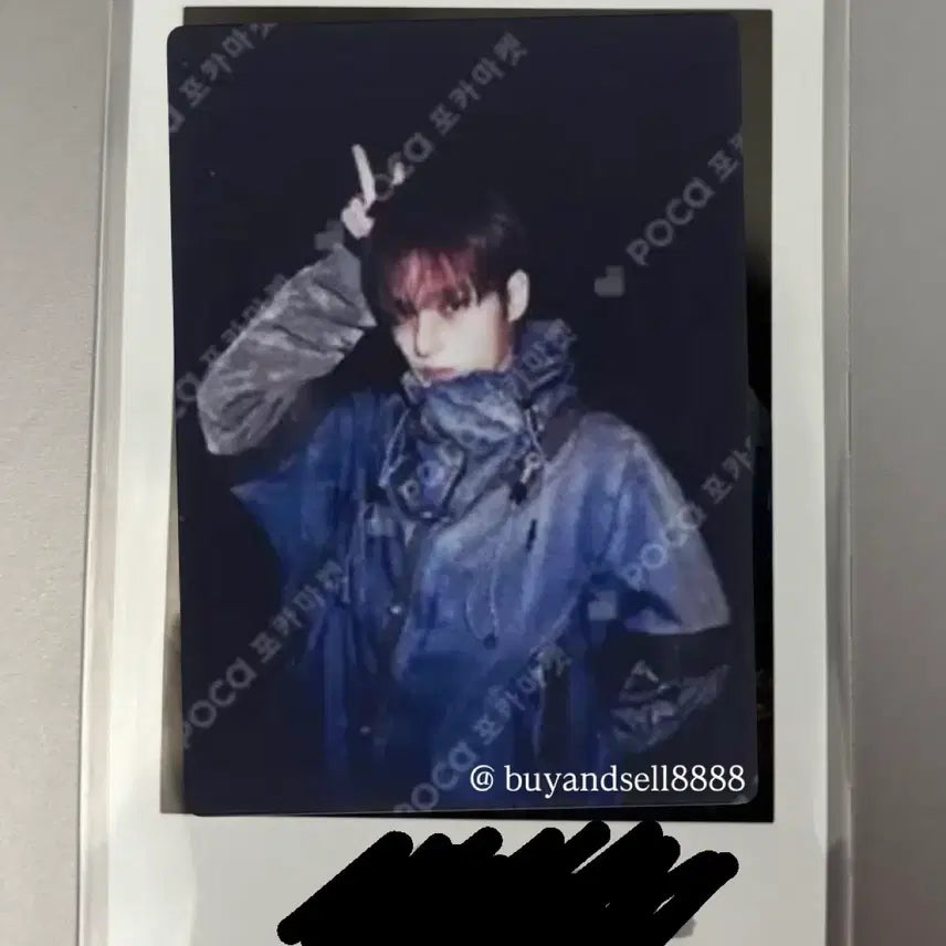 [BUNJANG] Ateez Wooyoung Signed Polaroid / 에이티즈 우영 싸폴 양도
