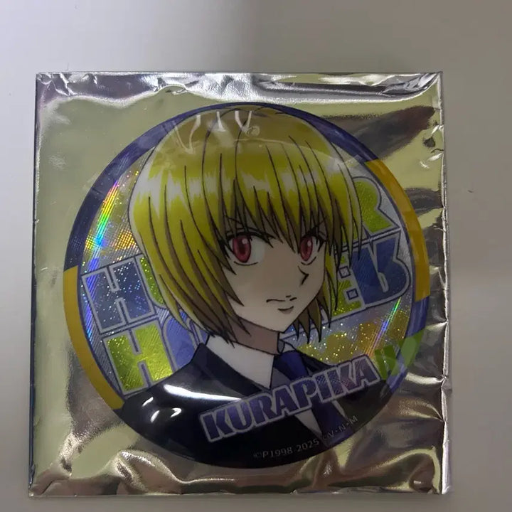 [BUNJANG] Hunter x Hunter Kurapika Can Badge / 급처)헌터헌터 크라피카 캔뱃지