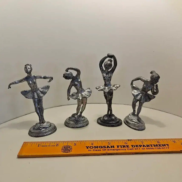 [BUNJANG] Vintage Ballet Dancer Figurines (Set of 4) / 빈티지 발레 피규어