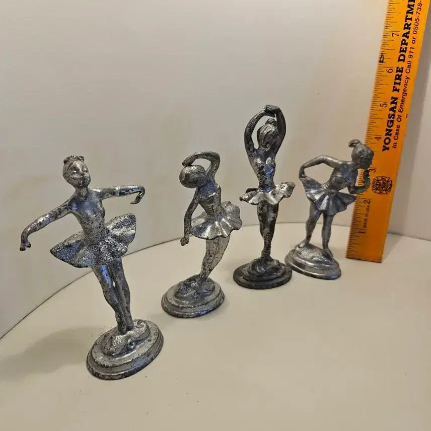 [BUNJANG] Vintage Ballet Dancer Figurines (Set of 4) / 빈티지 발레 피규어