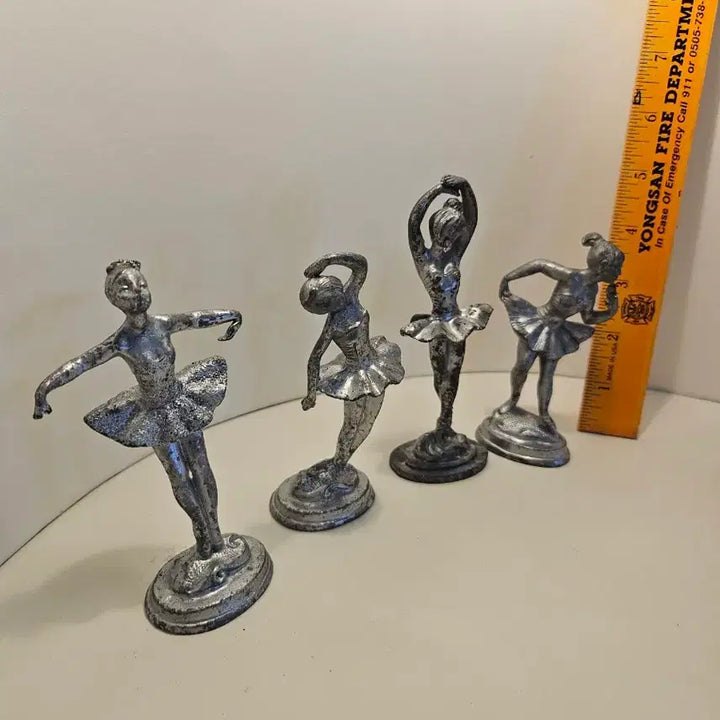 [BUNJANG] Vintage Ballet Dancer Figurines (Set of 4) / 빈티지 발레 피규어