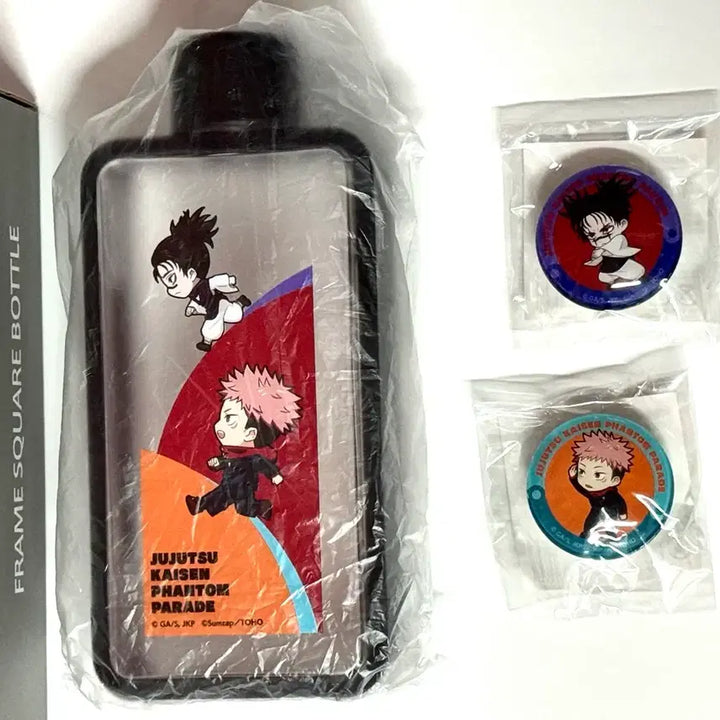 [BUNJANG] Jujutsu Kaisen Fanfare Lottery B &amp; C Prize Square Bottle and Glass Magnet Set / 주술회전 판파레쿠지 B상 C상 스퀘어보틀 유리자석 세트 쵸소우