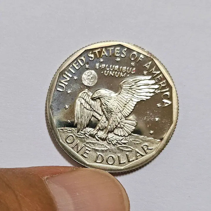 [BUNJANG] 1980 Susan B. Anthony Uncirculated Proof Dollar Coin / 미국 1980년(s) 수잔 앤서니 1달러 무광프루프 주화(외국동전)