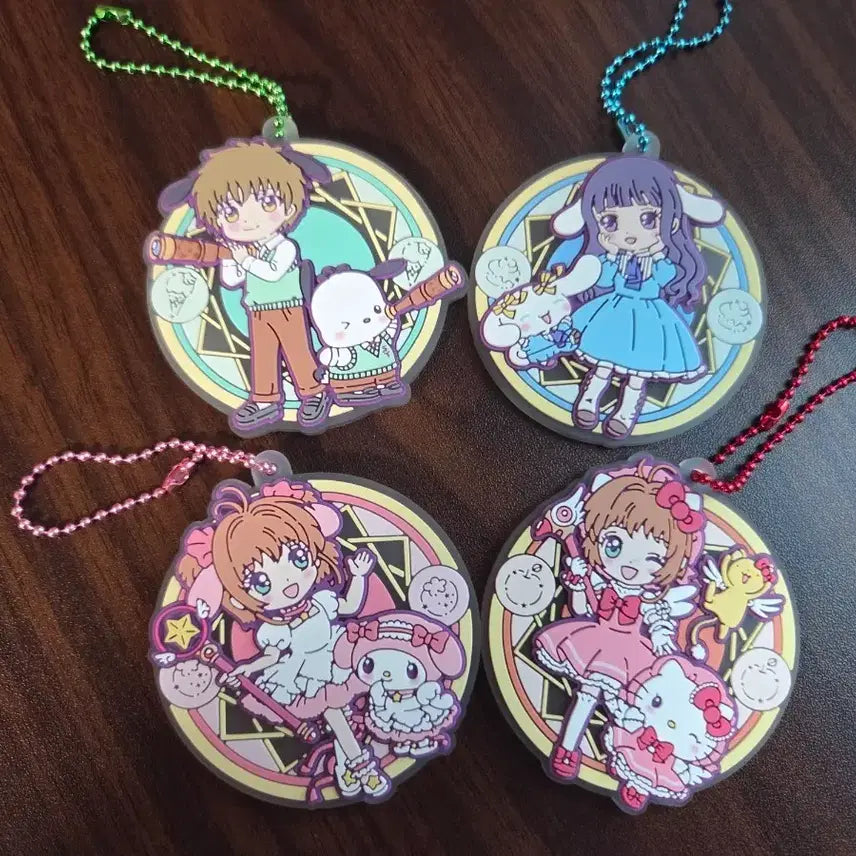 [BUNJANG] Sanrio x Cardcaptor Sakura Gacha Set (4 Types, Bundle) / 무배) 산리오 x 카드캡터체리 가챠 4종 일괄 세트
