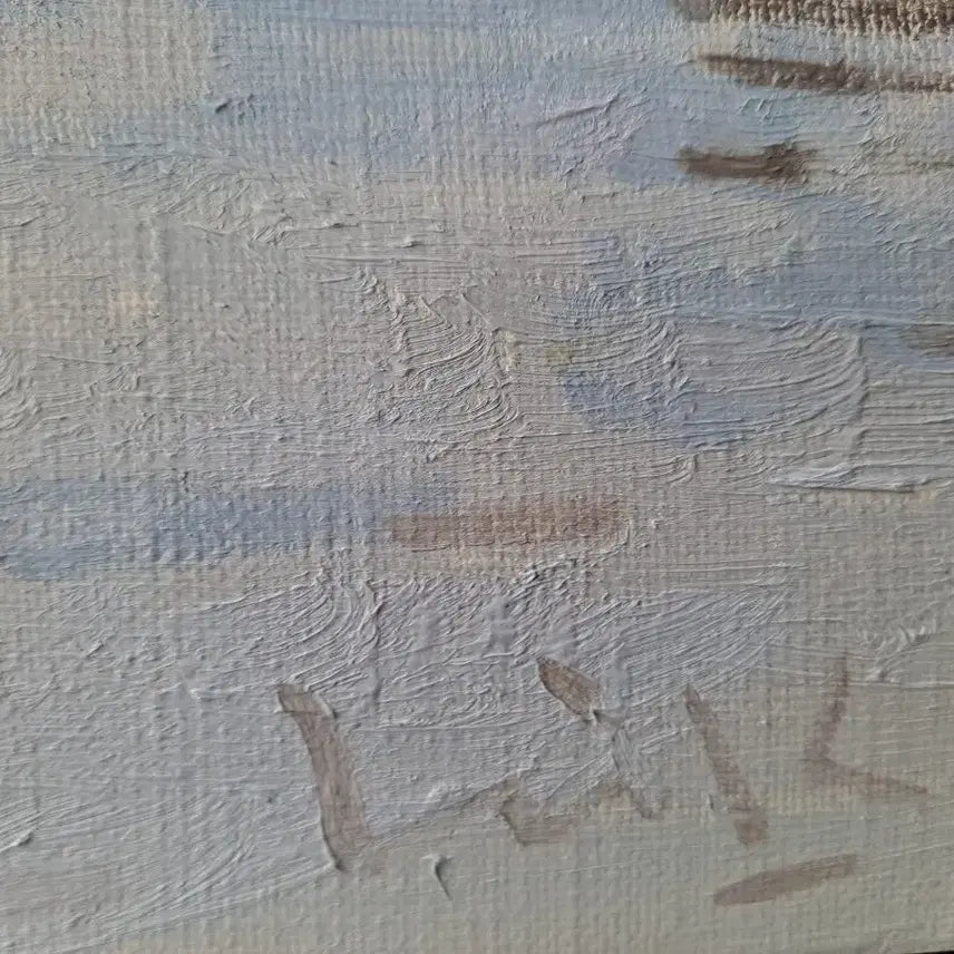 [BUNJANG] Lail Luik "Delaware Breakwater Light" Oil Painting on Canvas / 등대그림 유화