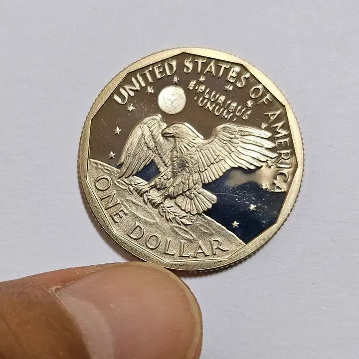 [BUNJANG] 1981 Susan B. Anthony Dollar Uncirculated Proof Coin / 미국 1981년(s) 수잔 앤서니 1달러 무광프루프 주화(외국동전)