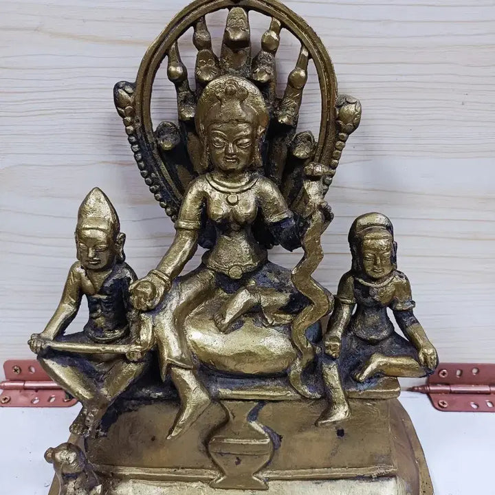 [BUNJANG] Brass Seated Buddha Statue 30cm / 불상 황동 좌상30센치