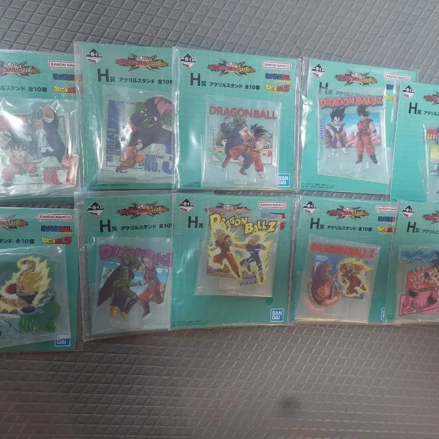 [BUNJANG] Dragon Ball Ichiban Shoji VS Omnibus Cross H Award Acrylic Stand Complete Set / 무배/드래곤볼 제일복권 VS옴니버스 크로스 H상 아크릴 스탠드 10종 팝니다.