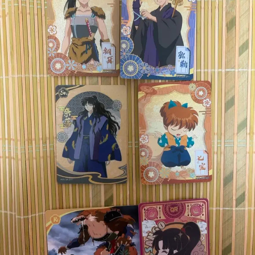 [BUNJANG] Inuyasha Character Card Bundle Set / 이누야샤 카드 일괄