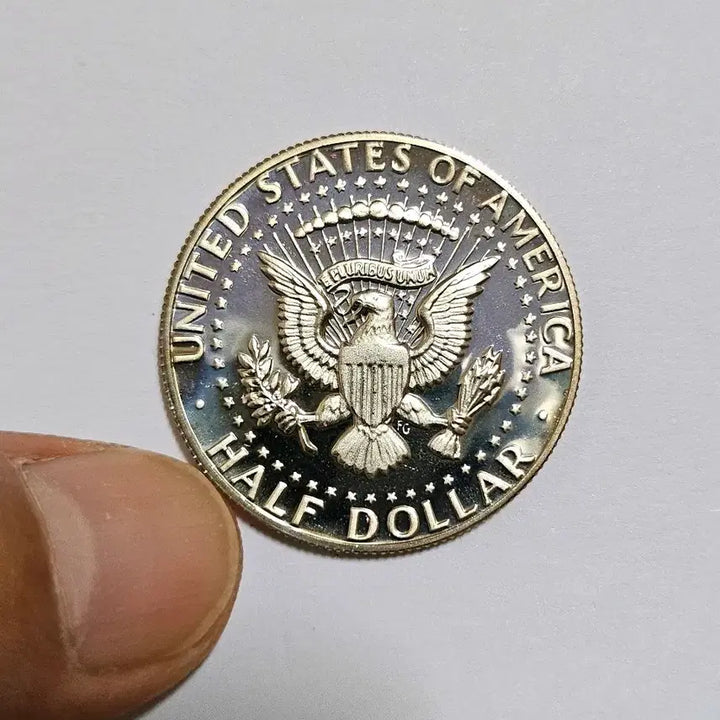 [BUNJANG] 1980 United States Kennedy Half Dollar 50 Cent Matte Proof Coin / 미국 1980년(s) 케네디 하프달러 50센트 무광프루프 주화(외국동전)