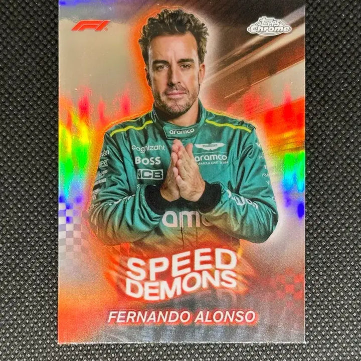 [BUNJANG] 2024 Topps Chrome Fernando Alonso Speed Demons Card / 2024 탑스 크롬 f1 페르난도 알론소 스피드 데몬 카드