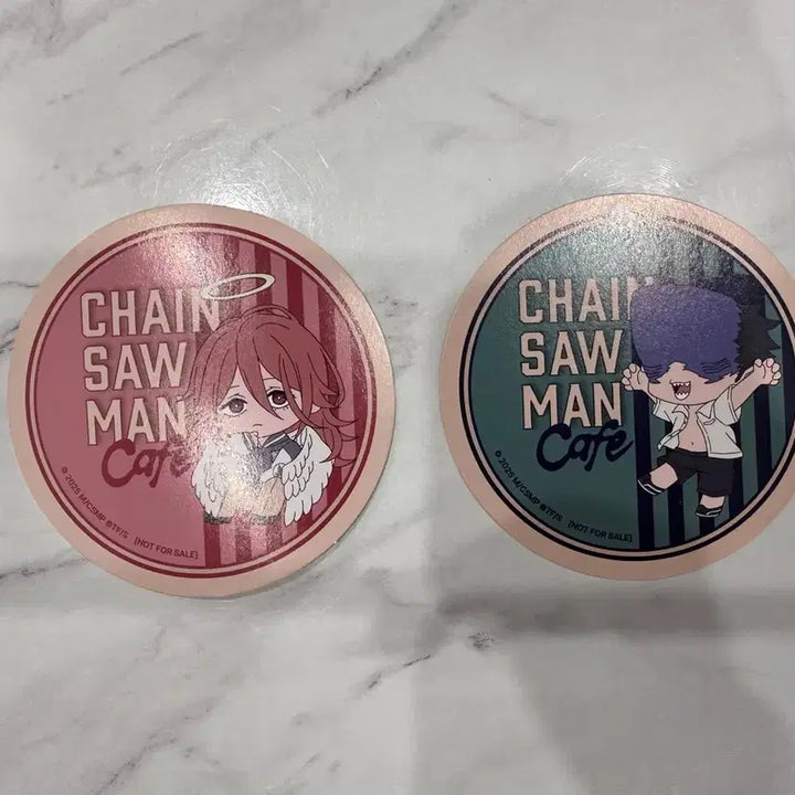 [BUNJANG] Chainsaw Man Angel Acrylic Stand Keyring Set / 체인소맨 카페 천사 아크릴 스탠드 키링 세트.