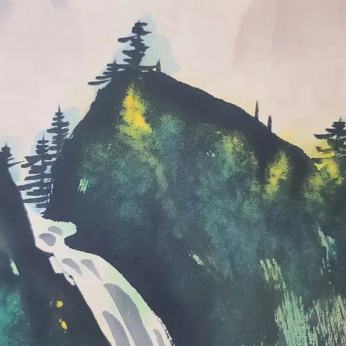 [BUNJANG] Chinese Traditional Landscape Scroll Painting / 중국 명품 육필 산수화
