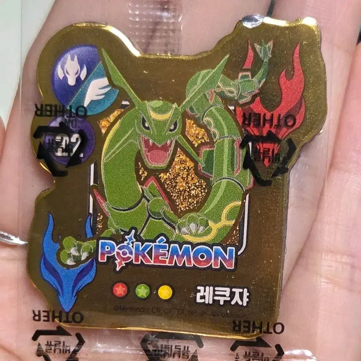 [BUNJANG] Pokemon Pokemonster Cookie Magnet Rayquaza / 포켓몬 포켓몬스터 쿠키 마그넷 레어 레쿠쟈