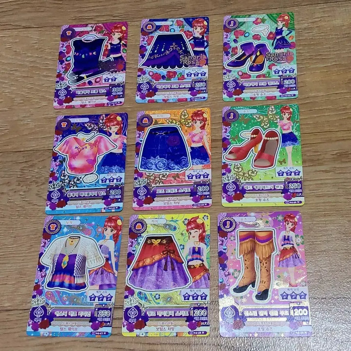 [BUNJANG] Aikatsu! Ichigo! Kurebayashi Juri Normal Set Individual Cards / 아이카츠 아이엠스타 카드 쿠레바야시 쥬리 주리 노말 노멀 세트 조각 낱장